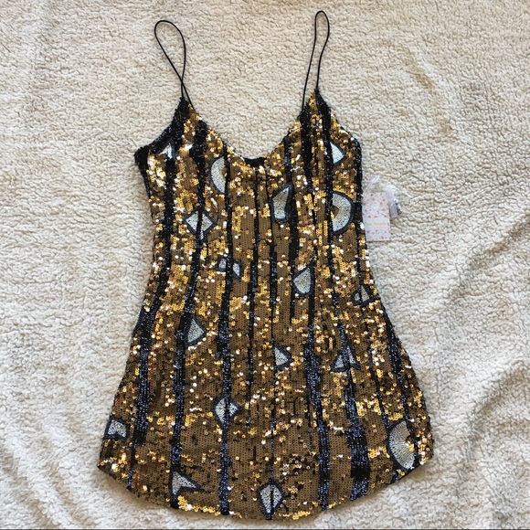 🎉Last Chance🎉NWT Free People Sequin Dress, 4 - Picture 4 of 6